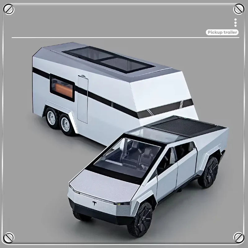 1/32 Tesla Cybertruck Pickup Alloy Car