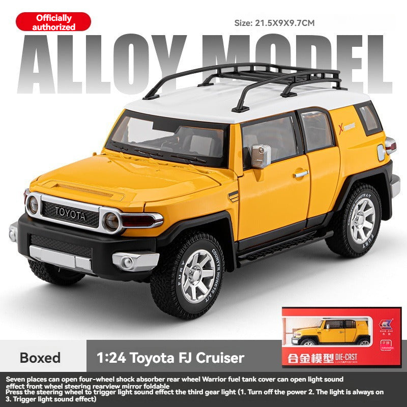 1:24 Diecast FJ Cruiser Model Car with Light & Sound