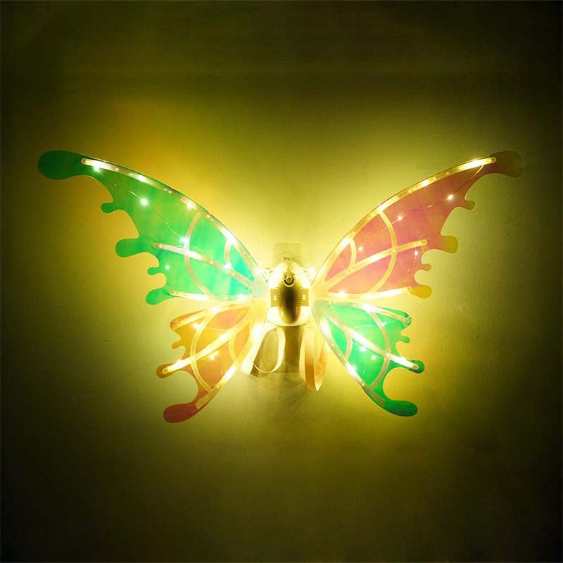Electric LED Fairy Wings with Music & Flapping Motion
