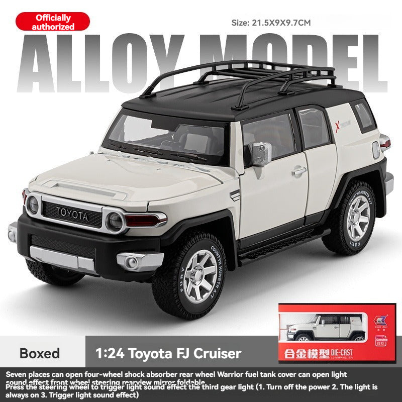 1:24 Diecast FJ Cruiser Model Car with Light & Sound