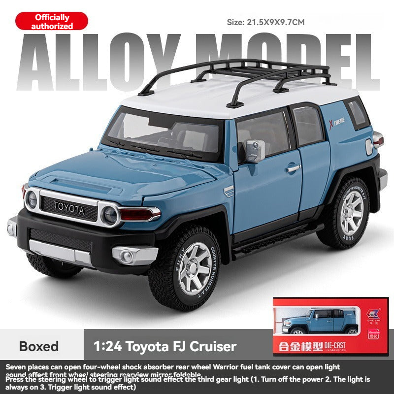 1:24 Diecast FJ Cruiser Model Car with Light & Sound