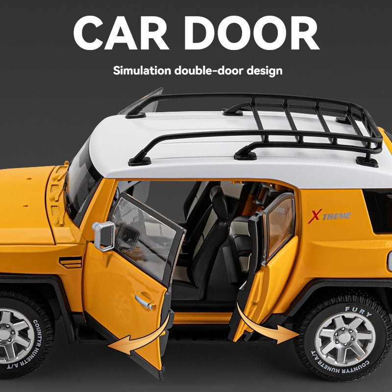 1:24 Diecast FJ Cruiser Model Car with Light & Sound