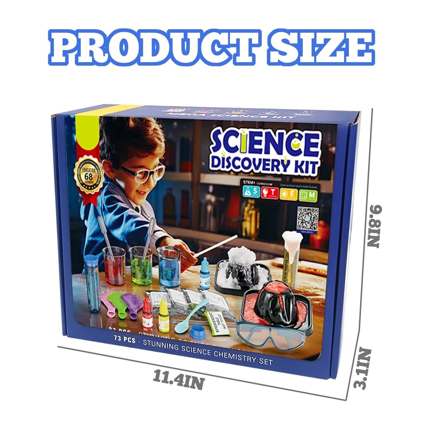 STEM Lab 68 Experiments Activities Science Discovery Kit