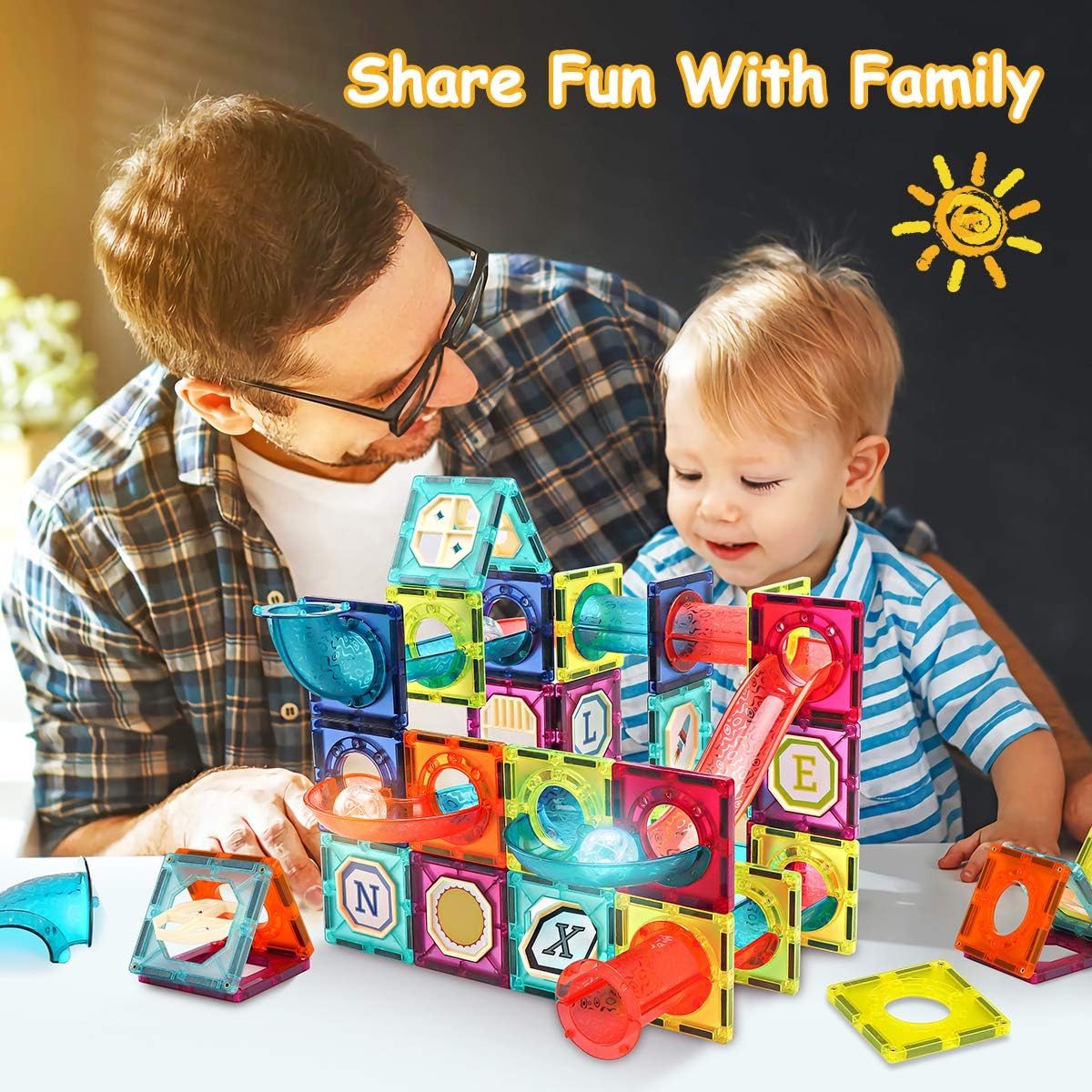 69Pcs Building Blocks Magnetic Tiles