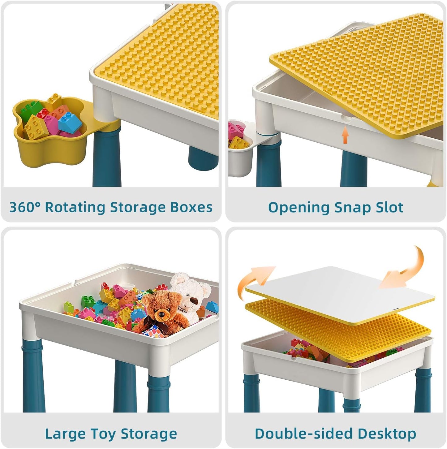 Blocks Creative Building Blocks Table + CHAIR