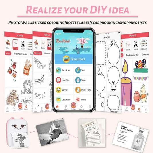 Mini Portable Photo Printer