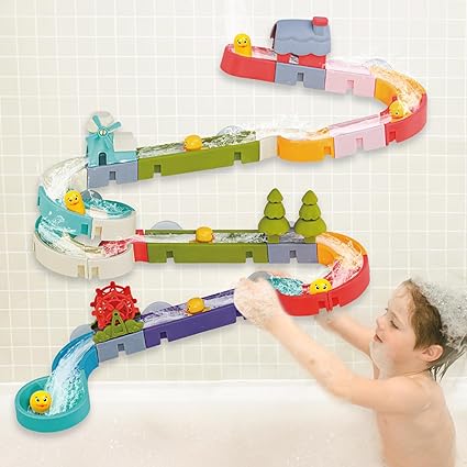 Kids DIY Quack Slide Bath Toy