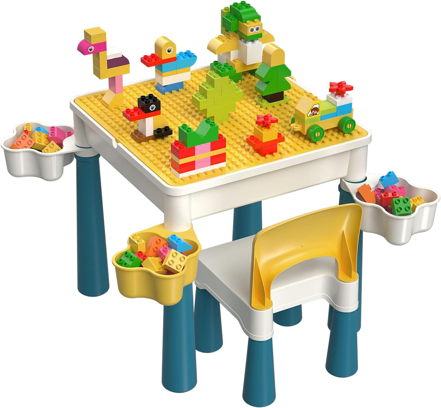 Blocks Creative Building Blocks Table + CHAIR