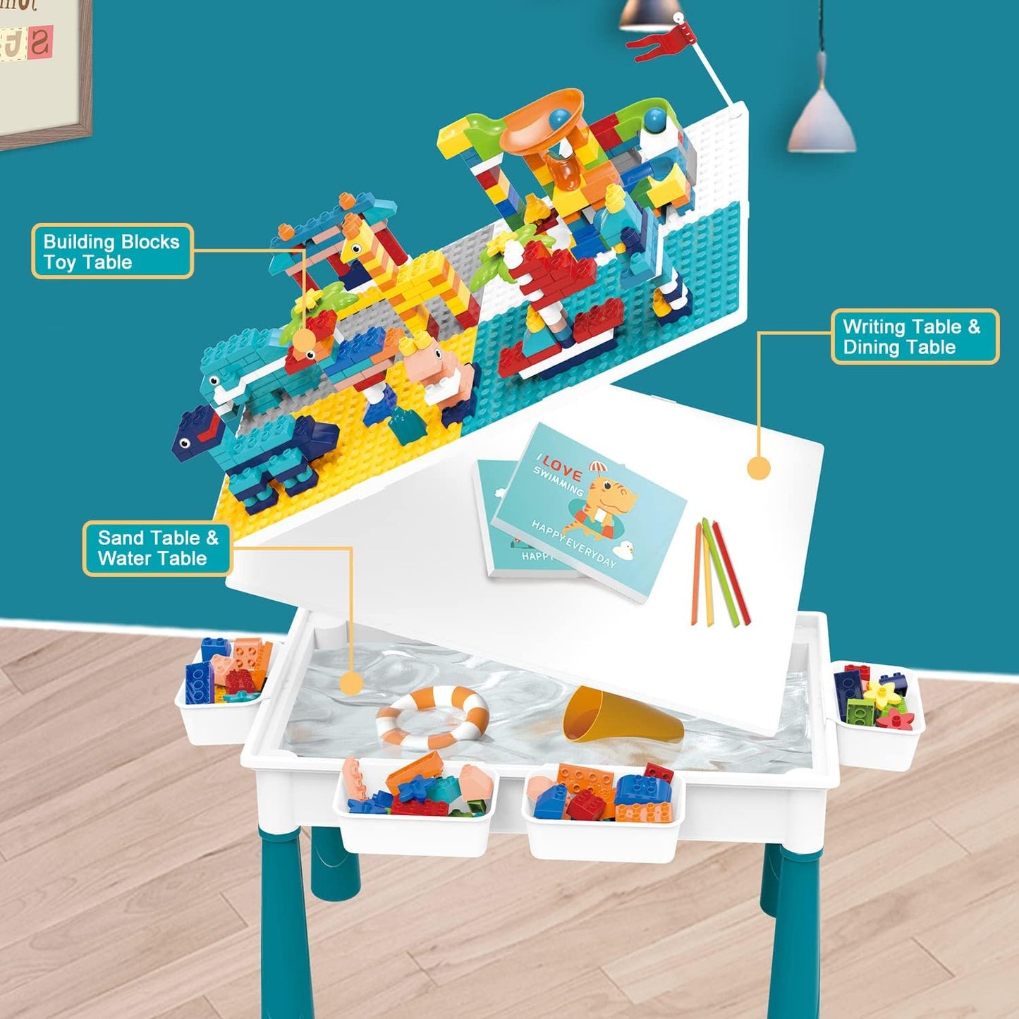 Blocks Creative Building Blocks Table + CHAIR