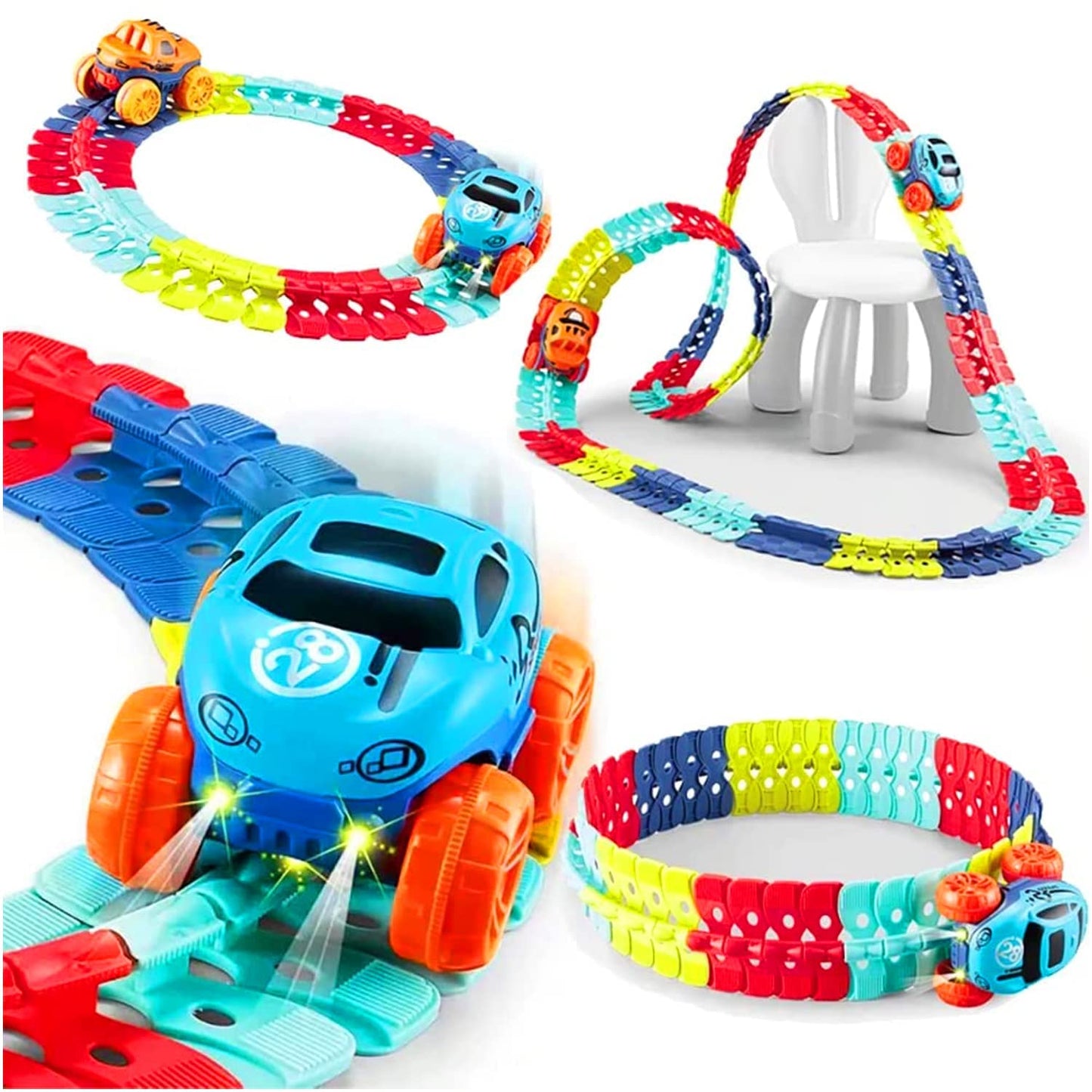 Magnetic Car Racing Track Set