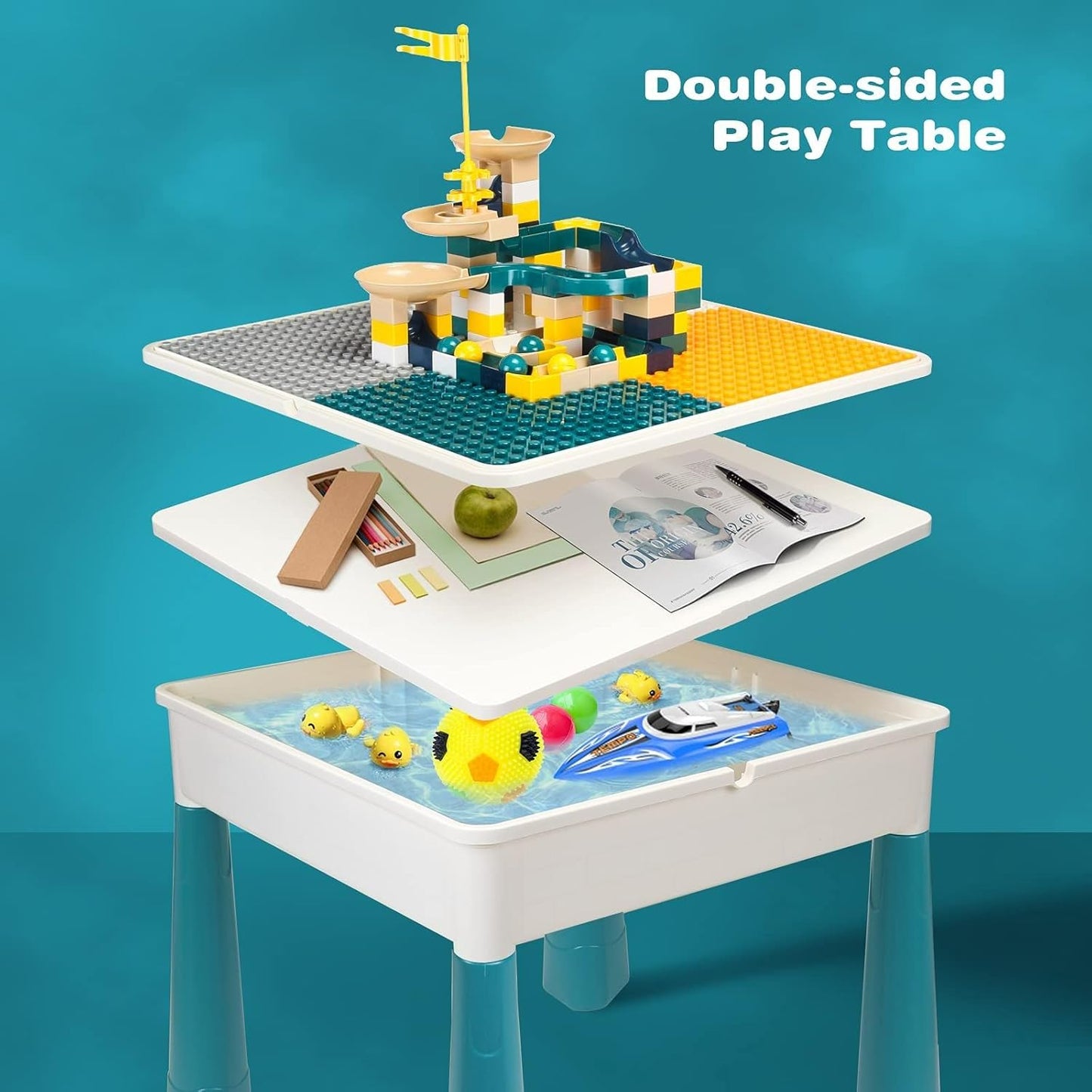 Blocks Creative Building Blocks Table + CHAIR