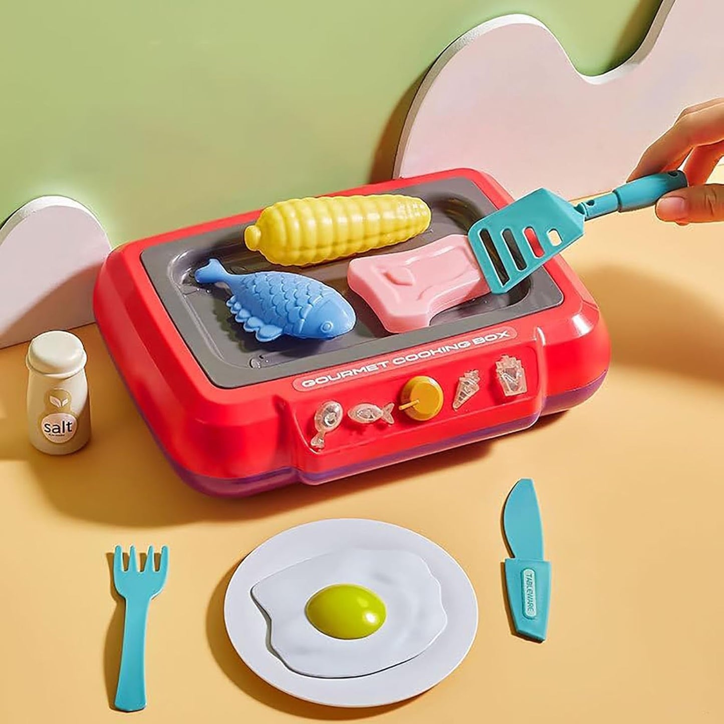DIY Magic Food Cooking Set – Color-Changing, Bubble-Grill Fun!