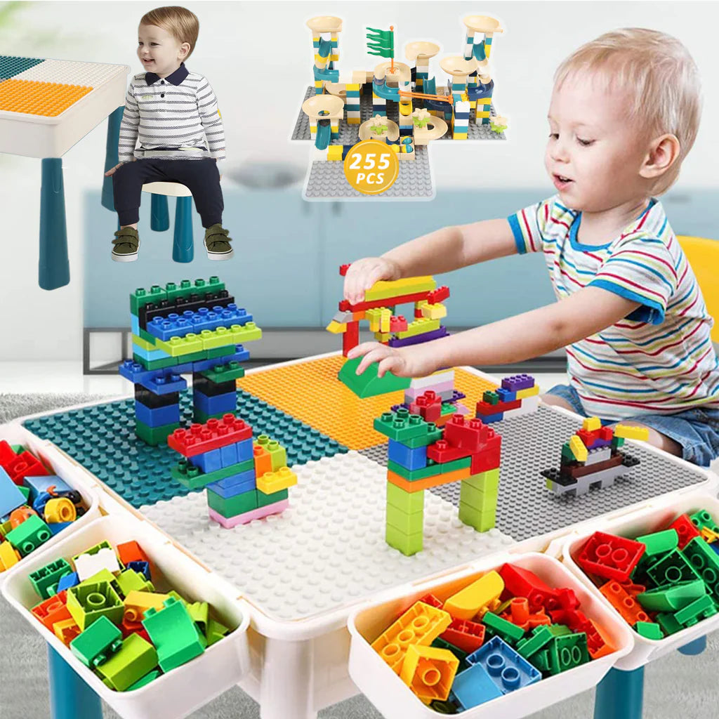 Blocks Creative Building Blocks Table + CHAIR