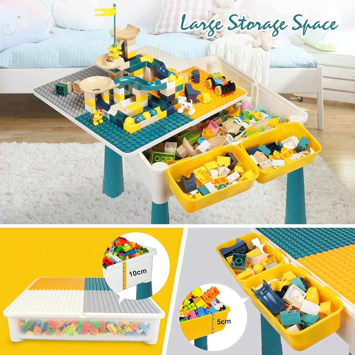 Blocks Creative Building Blocks Table + CHAIR