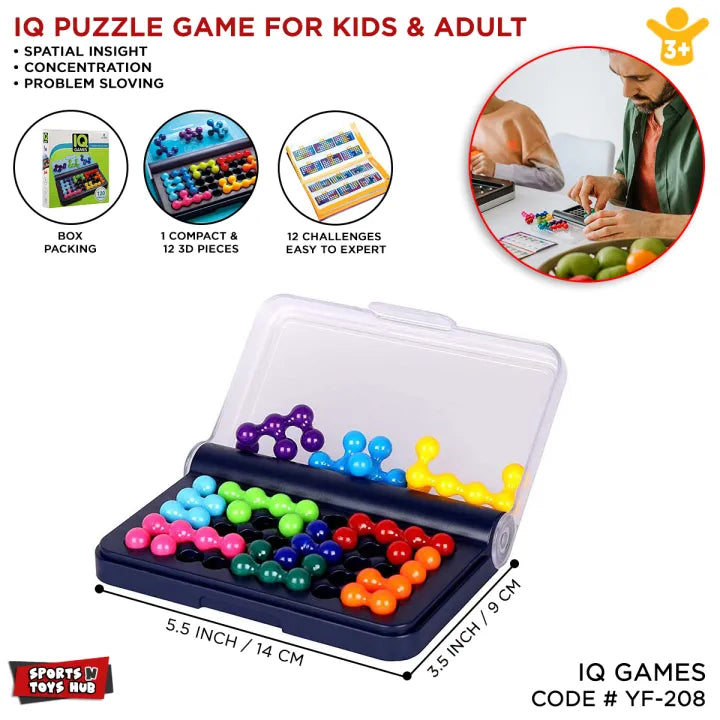 IQ Puzzle Game For Kids with 120 Challenges