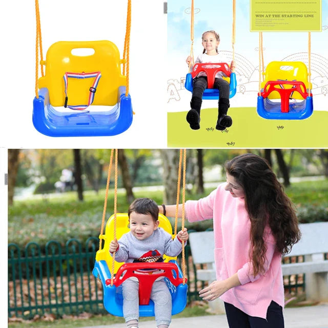 INFANT BABY OUTDOOR 3 IN 1 JUMBO SWING SET