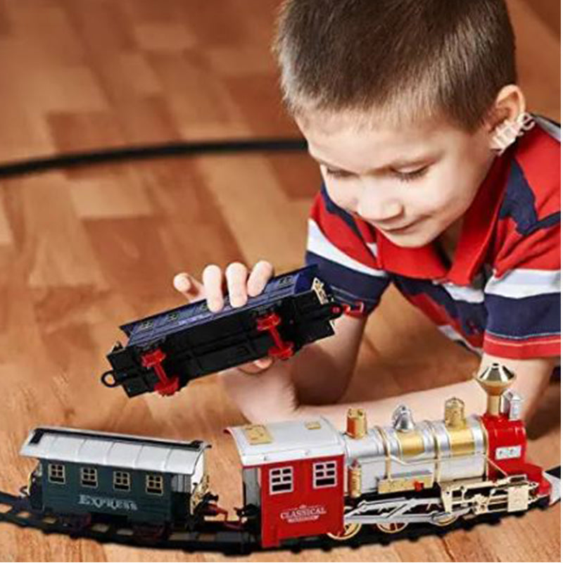 24 Pieces Electric Remote Control Light Sound Train