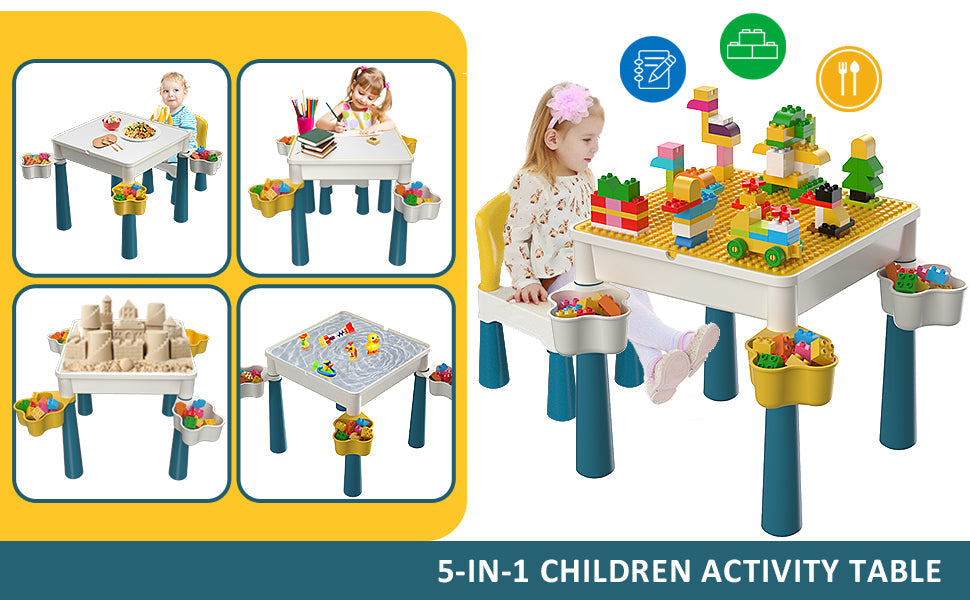 Blocks Creative Building Blocks Table + CHAIR