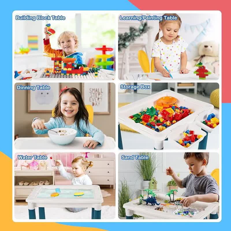 Blocks Creative Building Blocks Table + CHAIR
