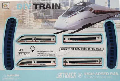 Realistic Train Set With Light And Sound