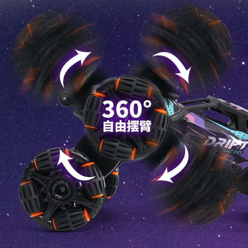 6 Wheels RC Stunt Spray Car