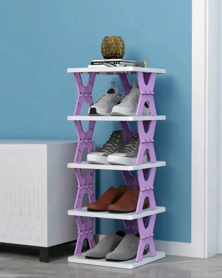Folding X Shape Shoe Rack (Shoe organizer)