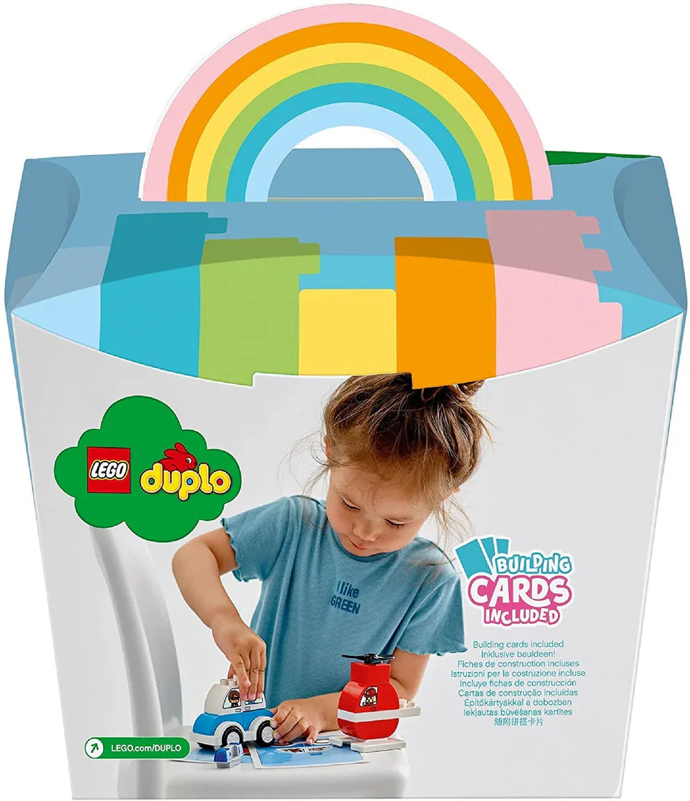 Fire Helicopter and Police Car