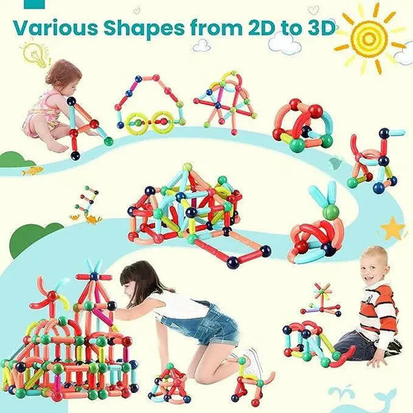 Magnetic Balls & Sticks Building Blocks 36Pcs