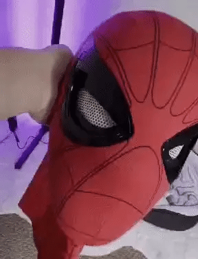 Spider-Man Mask with Moving Eyes