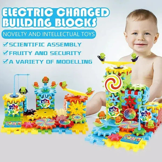 Electric Gear Building Blocks Toy