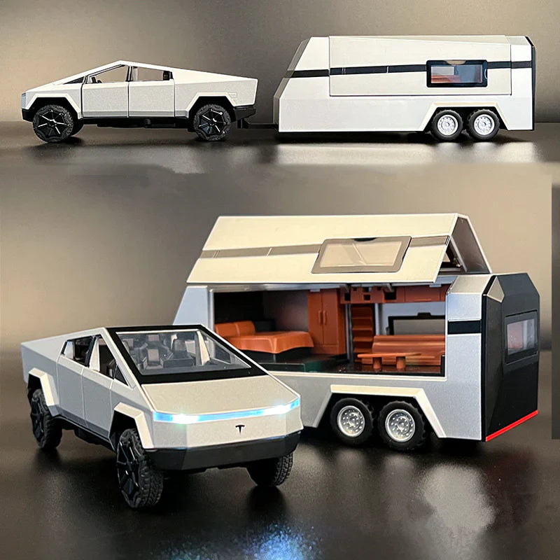 1/32 Tesla Cybertruck Pickup Alloy Car