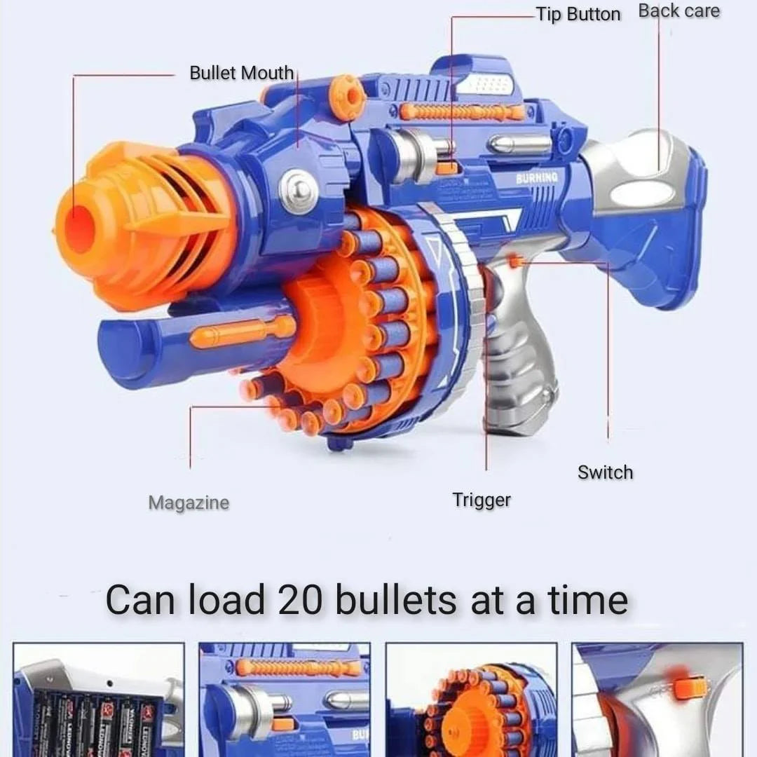 20 Round Soft Dart Blaster