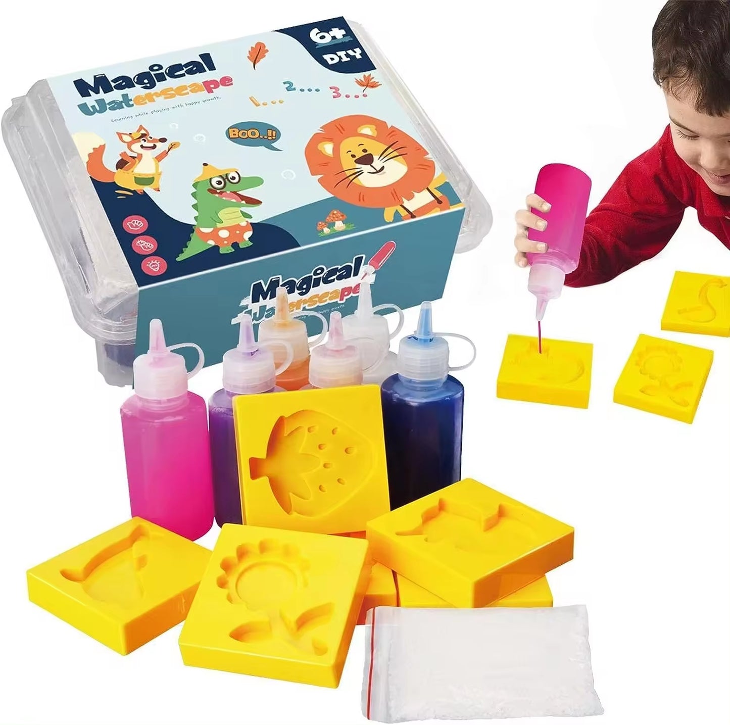 Magic water DIY shape making kit