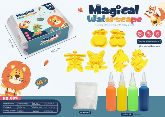 Magic water DIY shape making kit