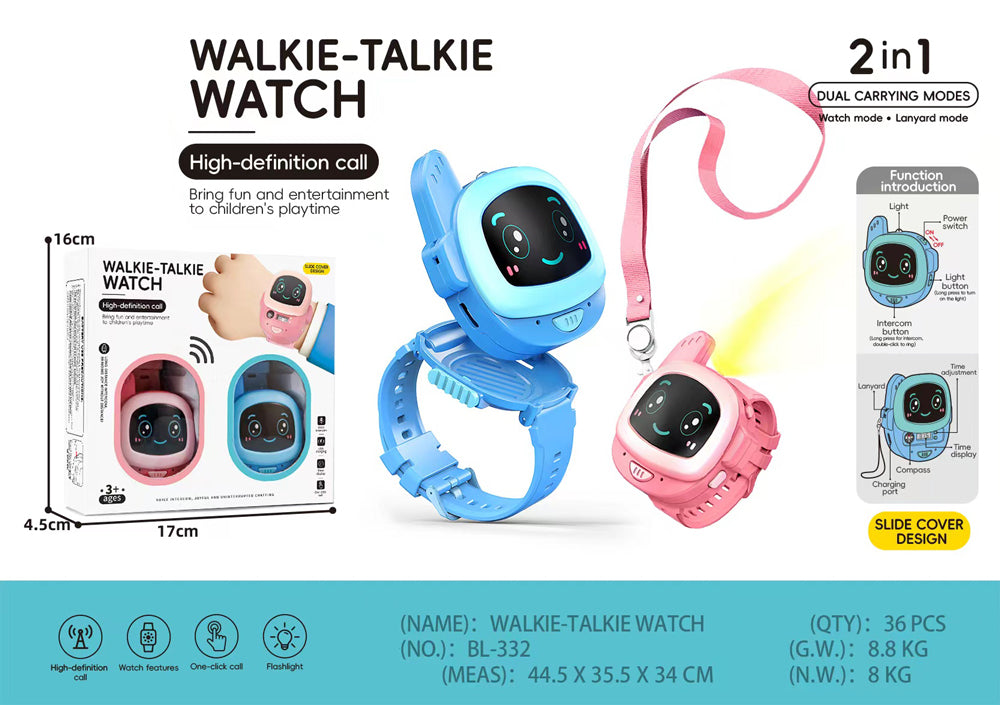 Kids Wrist Walkie Talkie Watch
