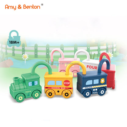 Kids Educational Matching Lock Set – Montessori Learning Toy