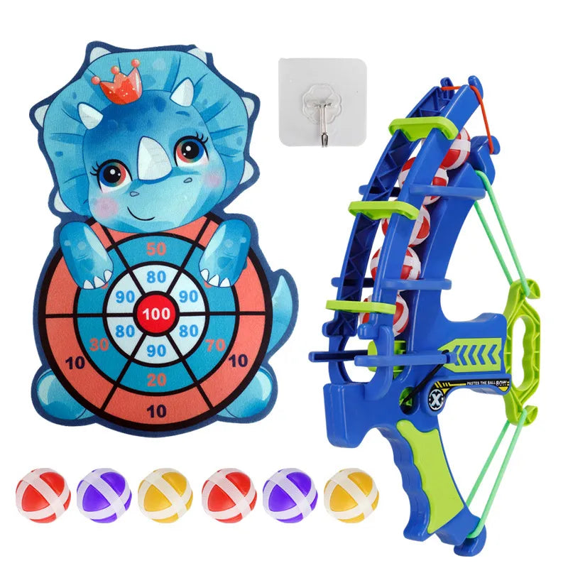 Dinosaur Sticky Ball Throwing Toy Set