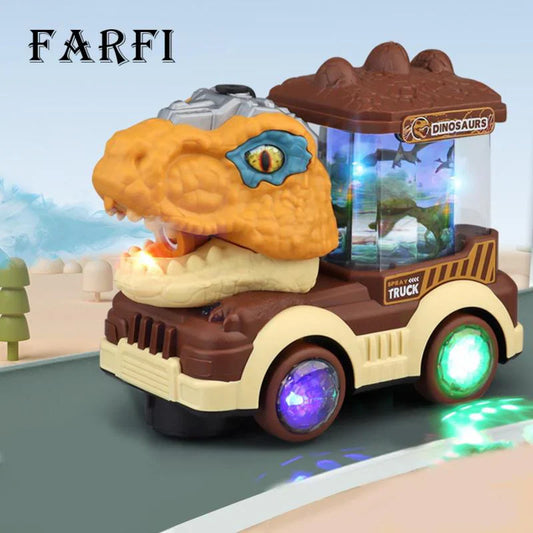 Interactive Electric Dinosaur Car Toy
