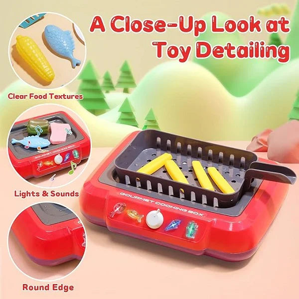DIY Magic Food Cooking Set – Color-Changing, Bubble-Grill Fun!