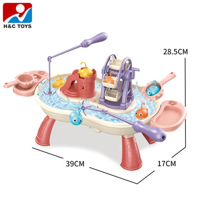 Educational Electric Music Fishing Game Toy