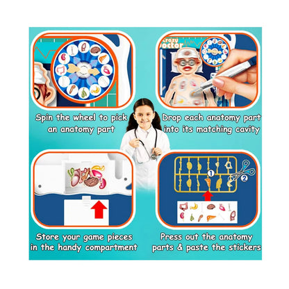 Crazy Doctor Operation Board Game 🩺👨🏻‍⚕️