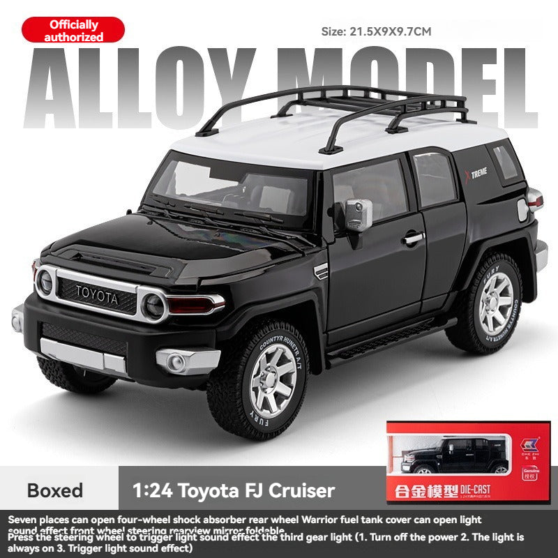 1:24 Diecast FJ Cruiser Model Car with Light & Sound