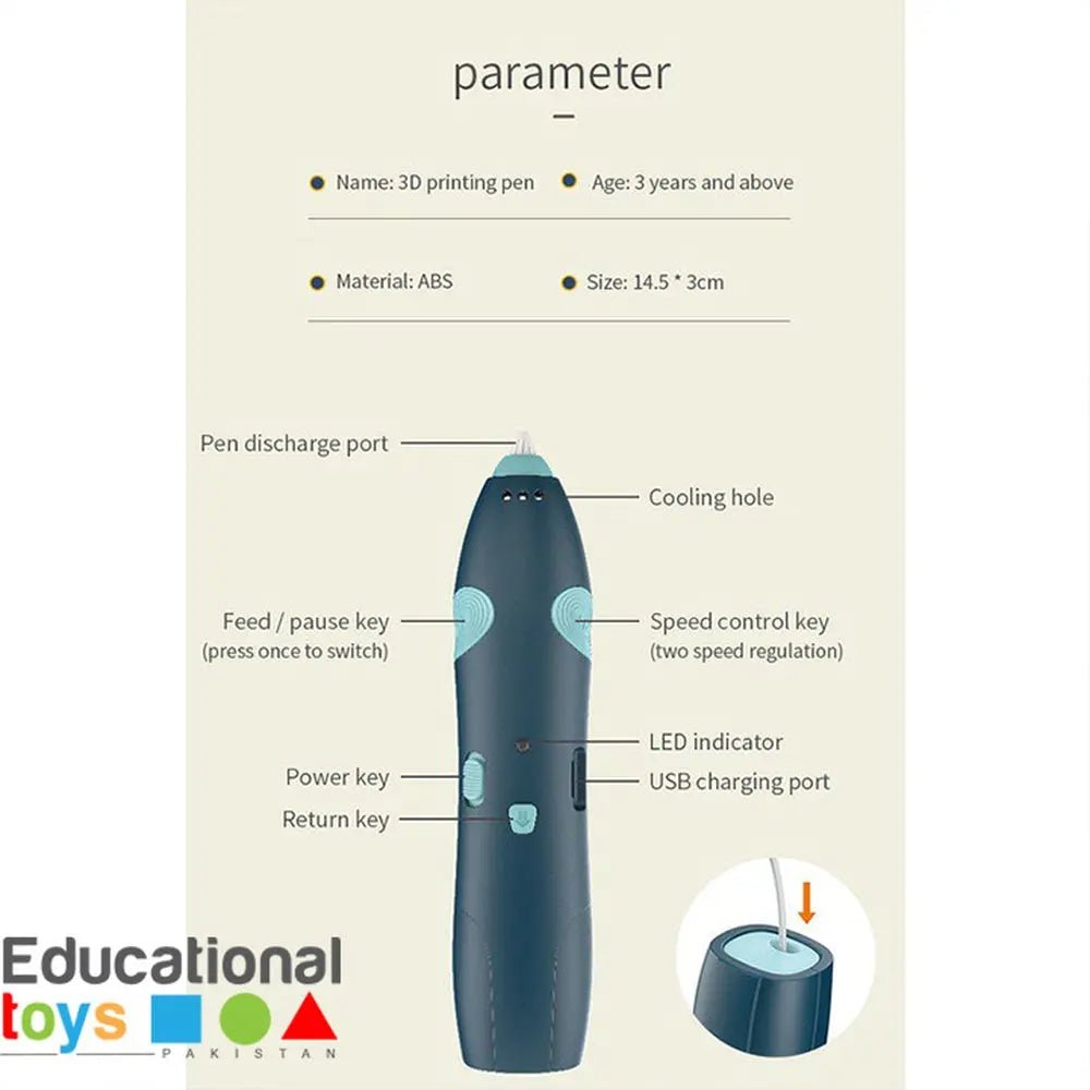 3D Drawing Pen  - Enhance Art and Imagination Skills