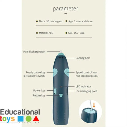 3D Drawing Pen  - Enhance Art and Imagination Skills