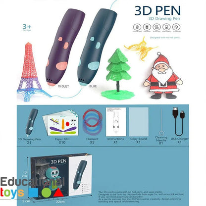3D Drawing Pen  - Enhance Art and Imagination Skills