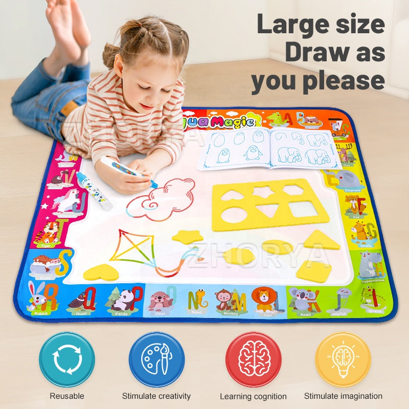 Learning Water Painting Carpet