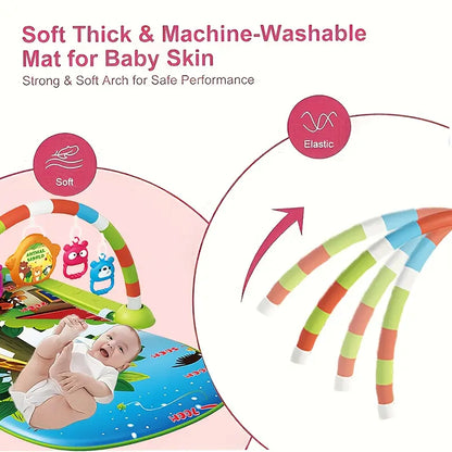 Baby Fitness Piano | Play Gym Mat For Toddlers