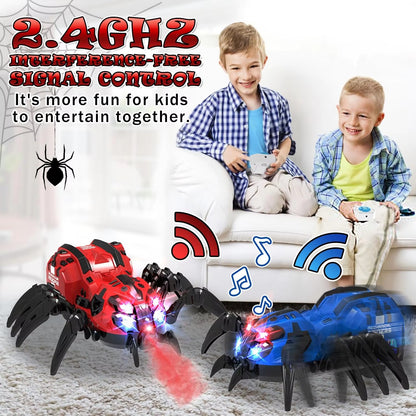 🕸️ 2.4 GHz RC Stunt Spider 🕷️ | Music, Lights & Crazy Moves! 🚀
