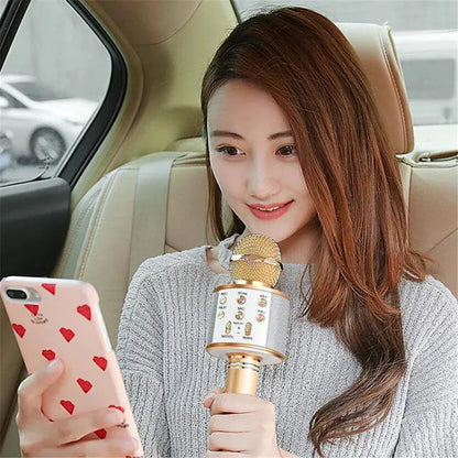 Wireless Bluetooth Karaoke Microphone for Kids (Portable)