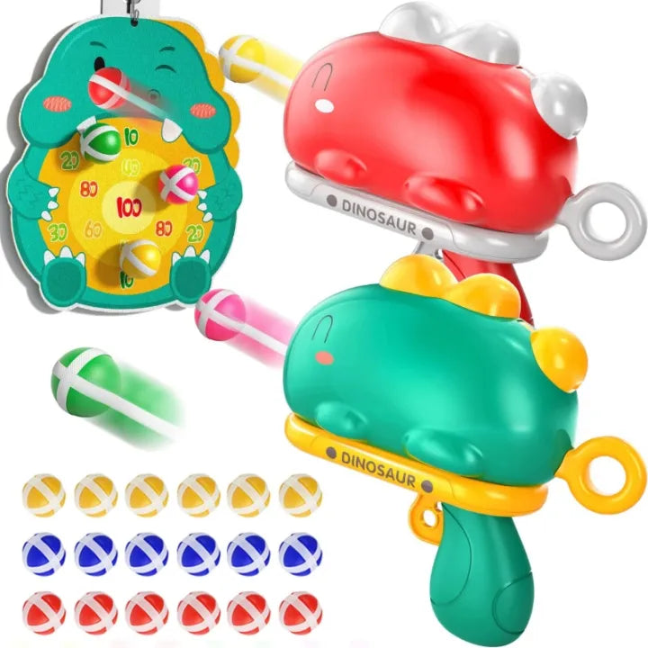 Dinosaur Sticky Ball Throwing Toy Set